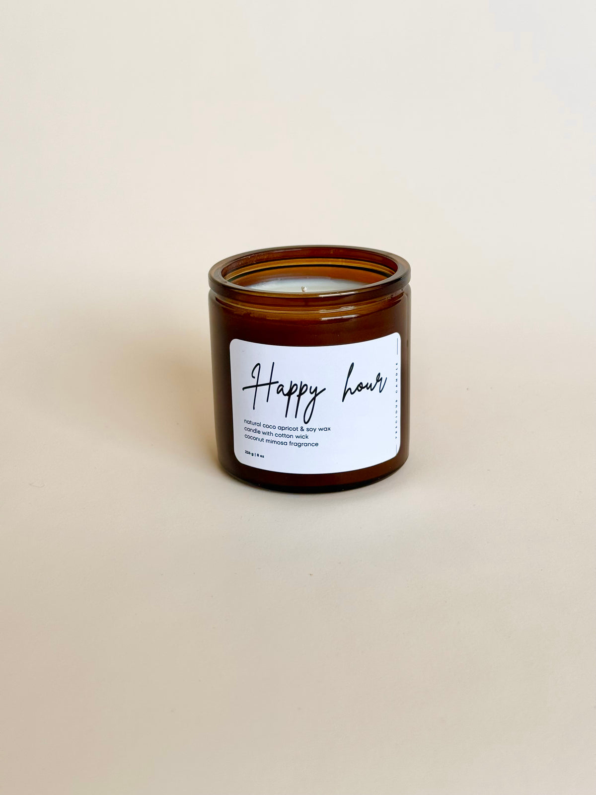 Organic, Vanilla, Citrus Fragrance Soy Candle, For Relaxation-Handmade Self-Care - Gifts