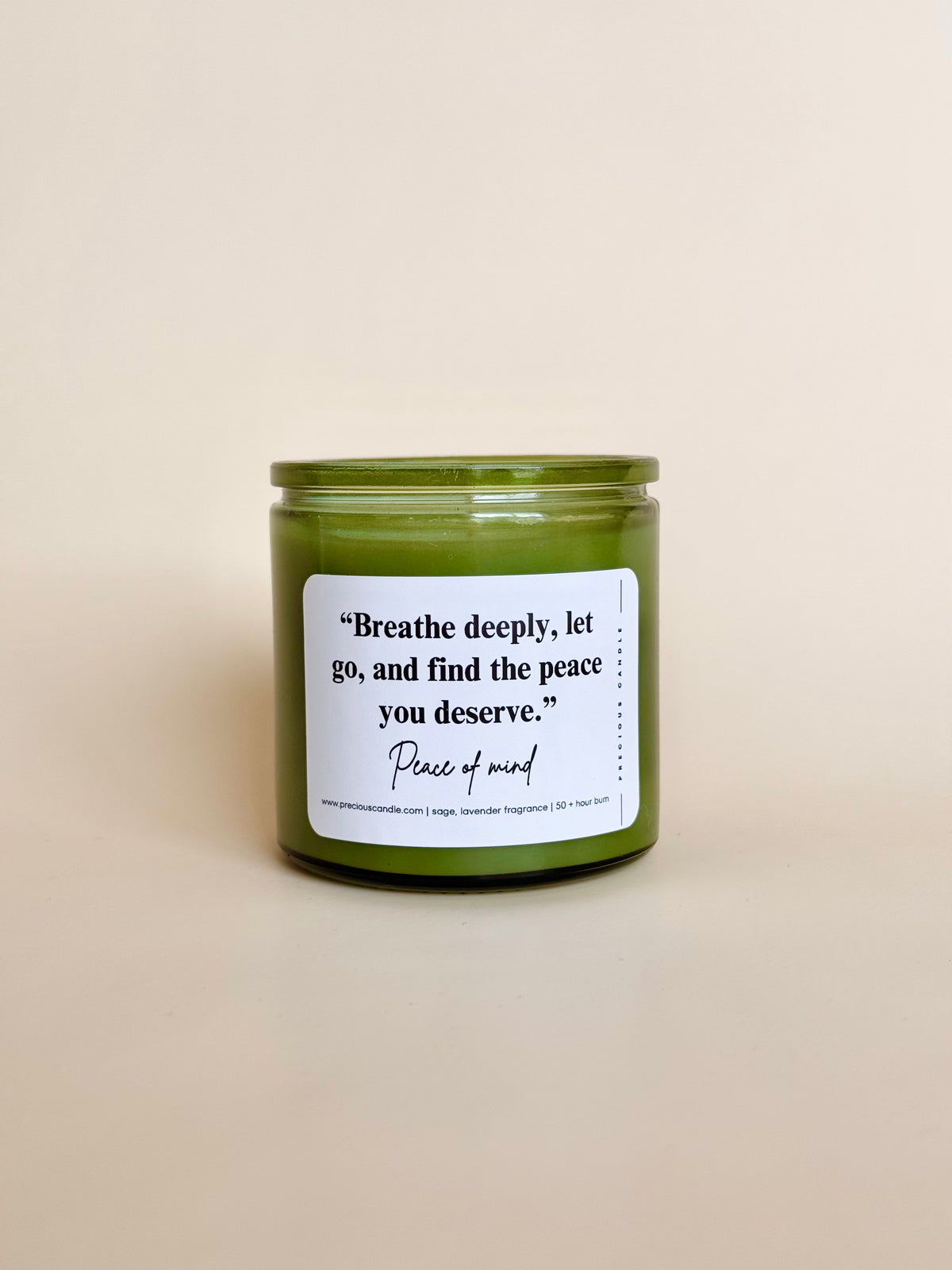 Peace of Mind Candle | Sage & Lavender Aromatherapy

