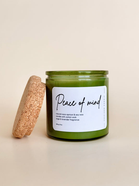 Peace of Mind Candle | Sage & Lavender Aromatherapy

