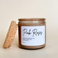 Pink Roses Candle | Rose Petals Scented Soy Wax